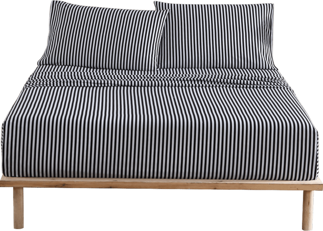 Ajo 200-Thread Count Cotton Percale 4-Pc. Sheet Set, Queen