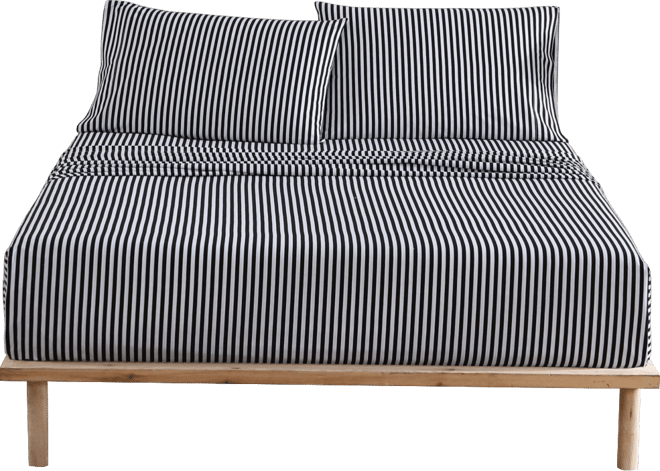 Ajo 200-Thread Count Cotton Percale 4-Pc. Sheet Set, Full