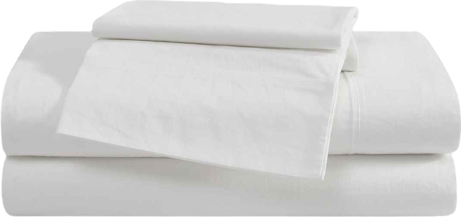 Solid Brushed 180-Thread Count Cotton Percale 4-Pc. Sheet Set, Full