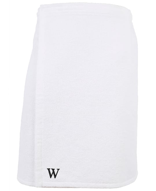 100% Turkish Cotton Terry Personalized Men's Bath Wrap