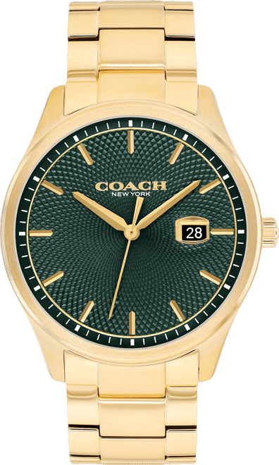 Men's Oliver Gold Tone Stainless Steel Bracelet Watch, 41mm