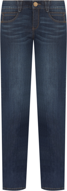 Petite "Ab"solution Straight-Leg Jeans