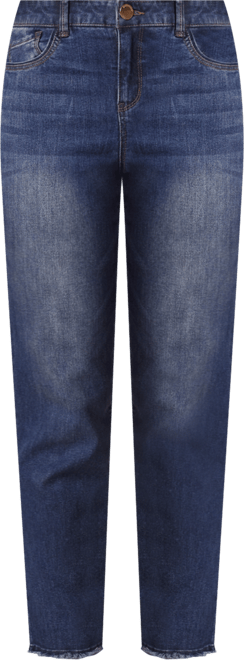 Petite "Ab"solution High-Rise Slim-Straight Jeans