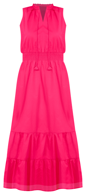 Women's Cotton Tiered Maxi Dress
