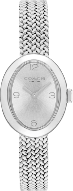 Women's Sammy Silver Tone Stainless Steel Mesh Bracelet Watch, 22.5mm