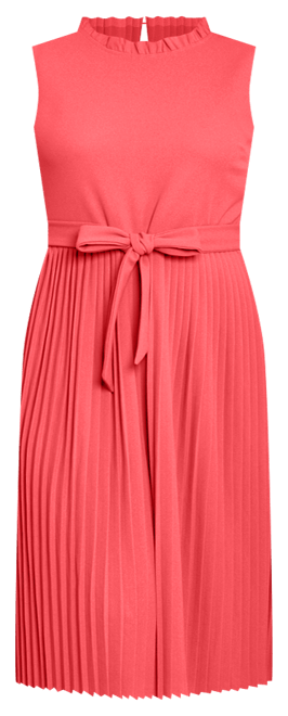 Women's Sleeveless Pleated Skirt Dress