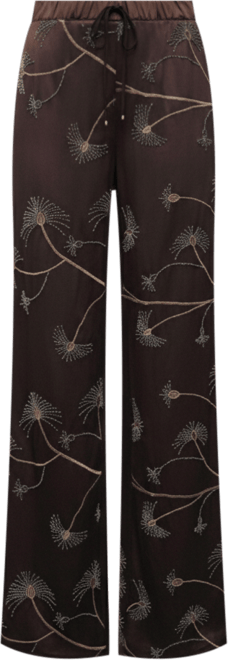 Women's Beaded Embroidered Pants