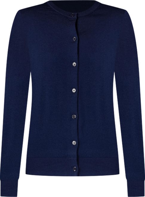 Women's 100% Merino Wool Light Weight Cardigan | Ultra Soft Fine-gauge Sweaters Machine Washable