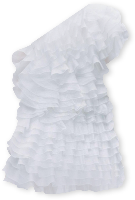 Women's Mini Dress with Layered Ruffle Details