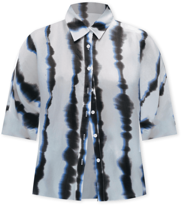 Women's Tie-Dye Patterned Shirt