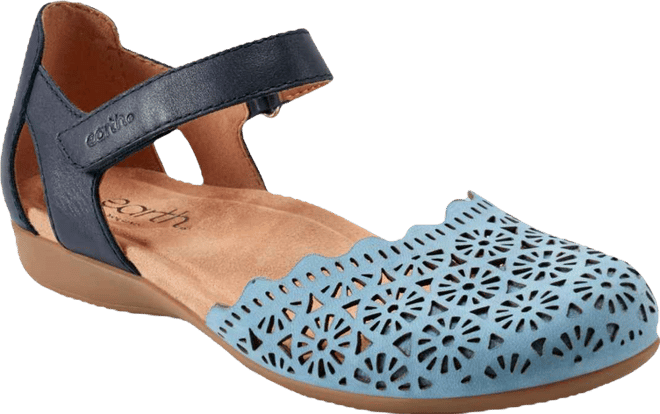 Women's Bronnie Perforated Two-Piece Flat Sandals