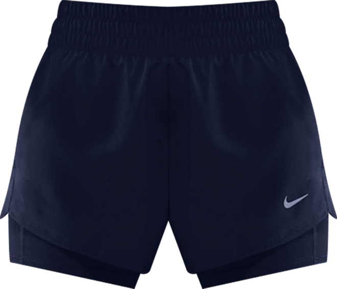 Nike Dri-FIT One Women's Mid-rise 8cm (approx.) 2-in-1 Shorts