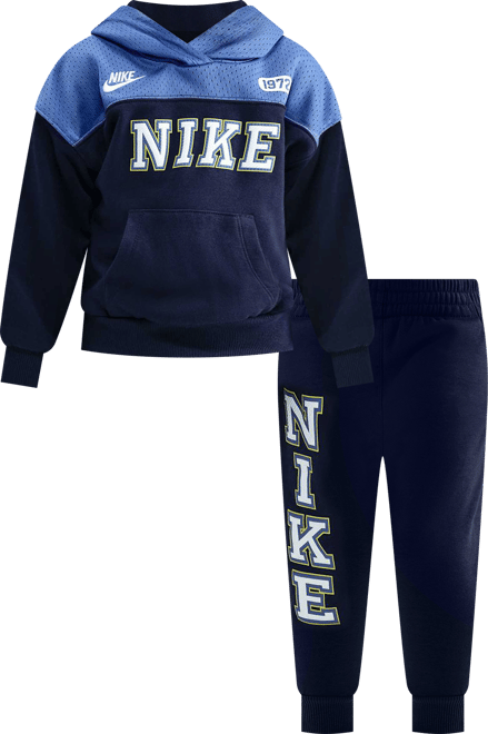 Nike Sportswear Toddler P.E. Blocked Pullover Hoodie and Pants Set