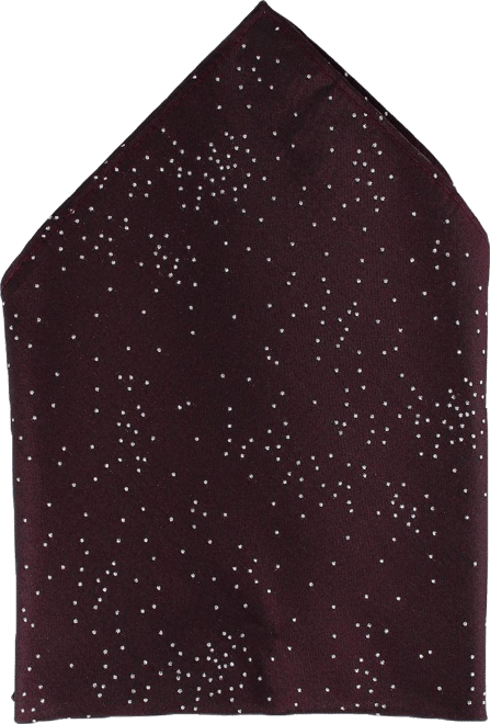 Men's Mystere Metallic Star Light 12 x 12 Silk Pocket Square