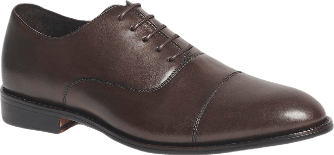 Men's Clinton Cap-Toe Leather Oxfords