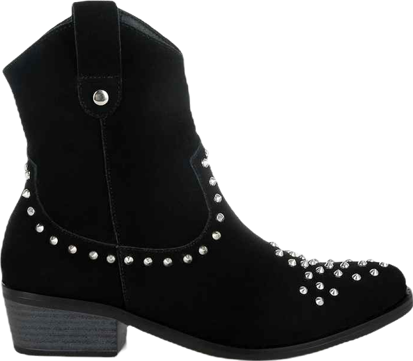 Hira Studs Embellished Cowboy Boots Women