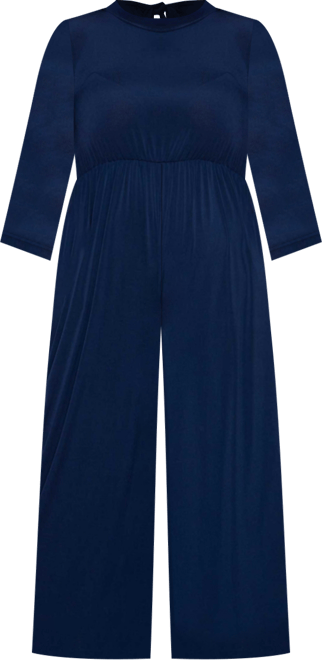 Women's Plus Size Summer Wide Leg Pocket Jumpsuit