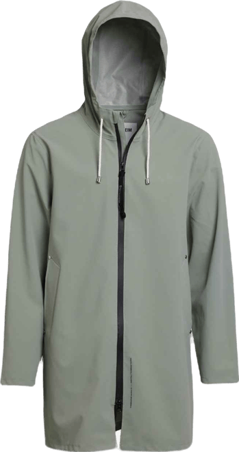 Stockholm Lightweight Zip Matte Raincoat