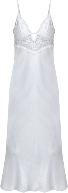 Women's Luxe Satin Bridal Lingerie Long Gown