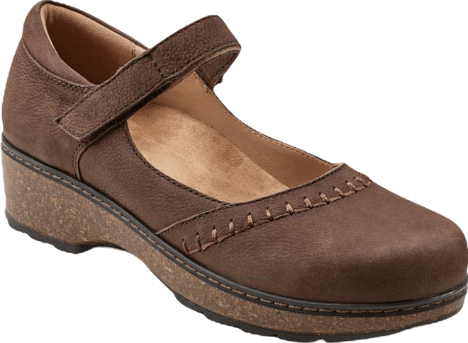 Women's Kalece Leather Stitched Mary Jane Flats
