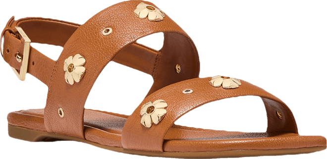 【Kate Spade New York】Spade Flower Stud Flat Sandals kate spade new york Women's Spade Flower Studded Flat