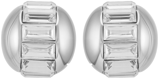 Baguette Crystal Stud Earrings