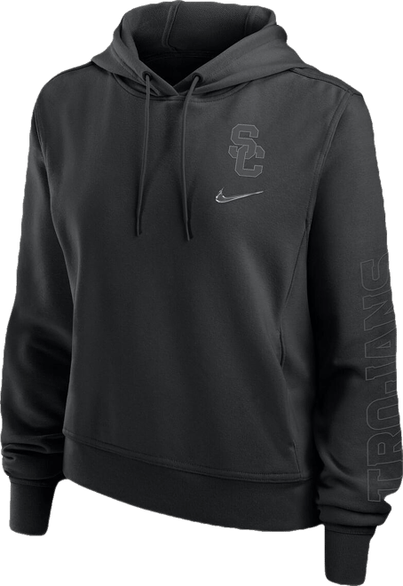 Women's Black Usc Trojans One Pullover Hoodie