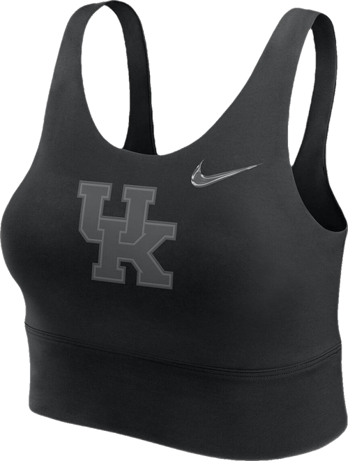 Women's Black Kentucky Wildcats Performance Longline Sports Bra
