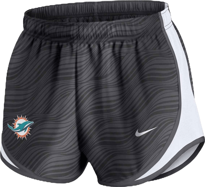 Women's Anthracite Miami Dolphins Tempo Performance Shorts