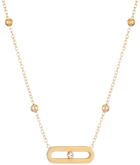 Tarnish Resistant Bar Necklace