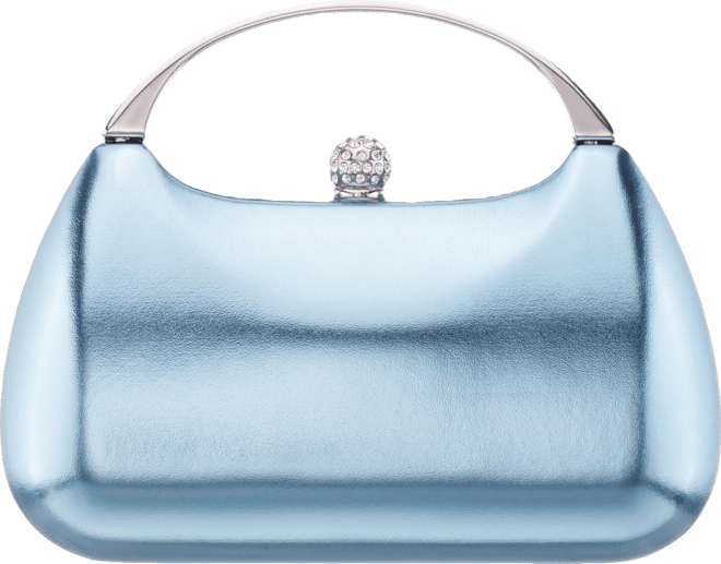 Minaudiere with Metal Handle Clutch