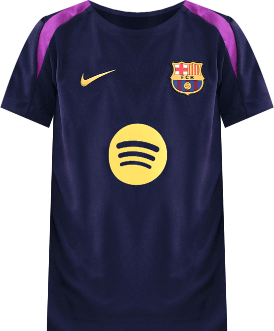 FC Barcelona Strike Nike Dri-FIT Kısa Kollu Erkek Futbol Üstü