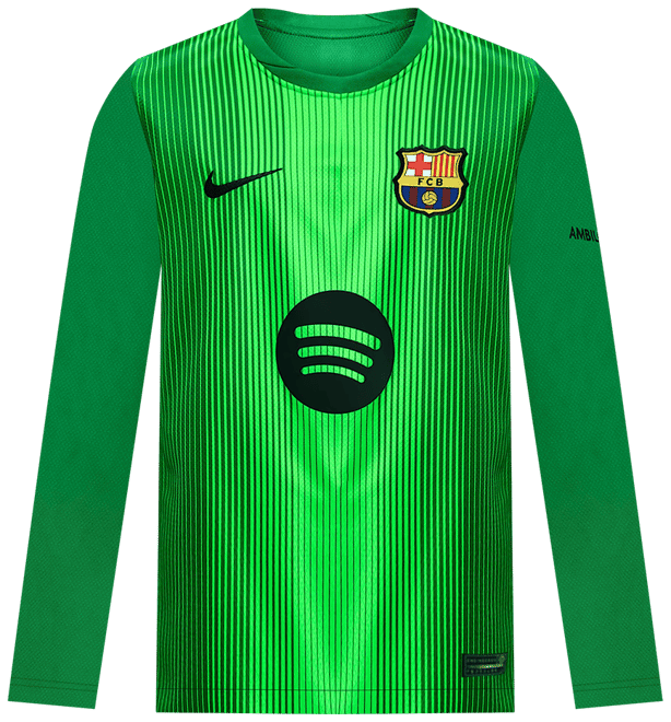 FC Barcelona 2025/26 Stadium Goalkeeper Maglia da calcio replica Nike Dri-FIT – Ragazzo/a