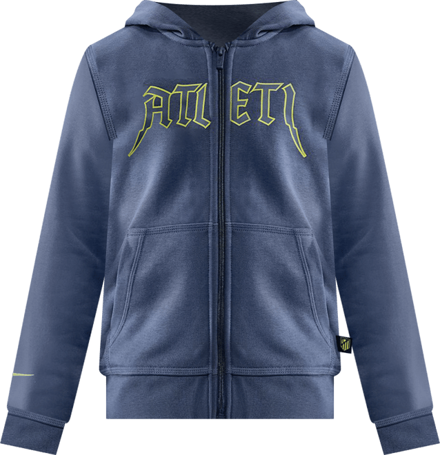 Atlético Madrid Club Fotbollshuvtröja Nike med hel dragkedja för ungdom (killar)