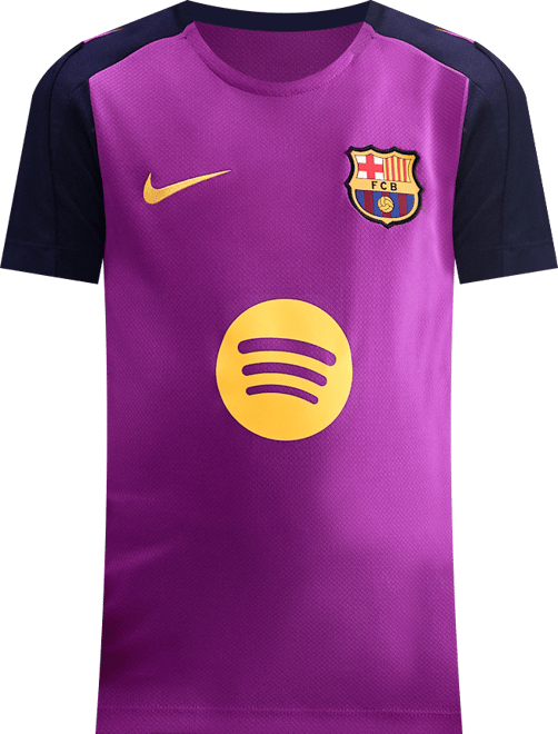 FC Barcelona Strike Big Kids' Nike Dri-FIT Soccer Short-Sleeve Top