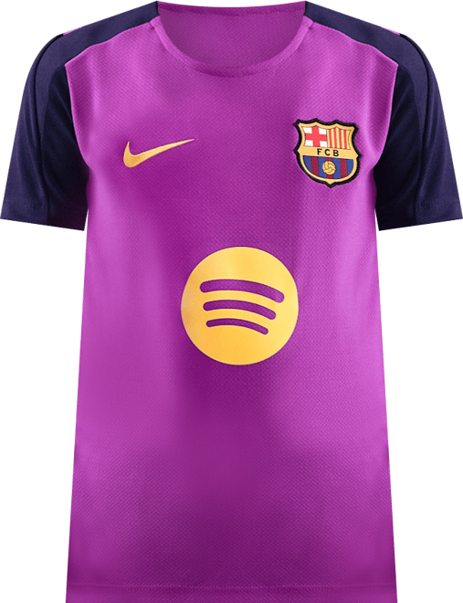 FC Barcelona Strike Big Kids' Nike Dri-FIT Soccer Short-Sleeve Top