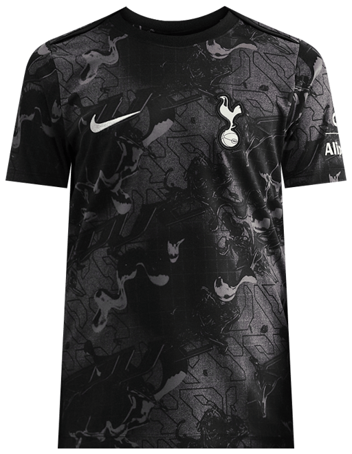 Tottenham Hotspur Academy Pro (bortaställ) Kortärmad fotbollströja för uppvärmning Nike Dri-FIT för ungdom