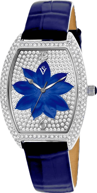 Women's Lotus Blue Dial Watch