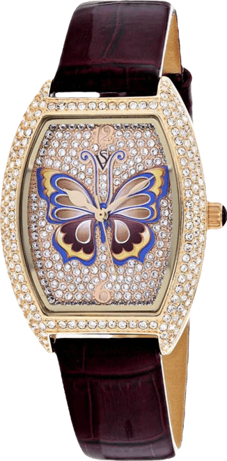 Women's Papillon Gold Dial Watch