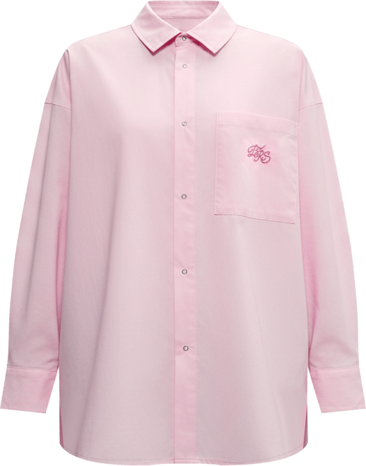 ナイキ スポーツウェア チル ポプリン ウィメンズ ルーズ ロングスリーブ ボタンアップ トップ