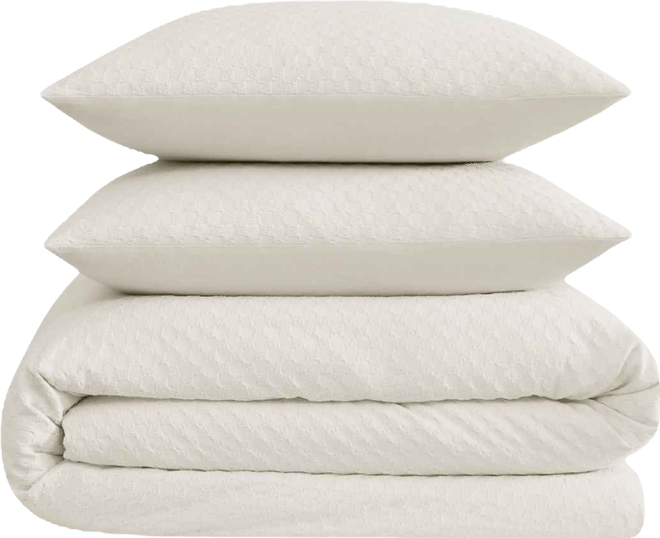 Woven Texture 3-Pc. Comforter Set, Full/Queen