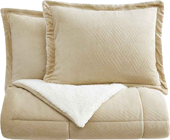 Basket Carved Softness 2-Pc. Comforter Set, Twin/Twin Xl