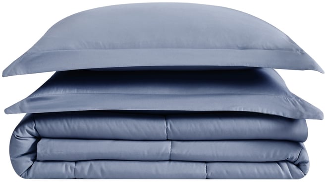 Garment Wash Solid 3-Pc. Comforter Set, King