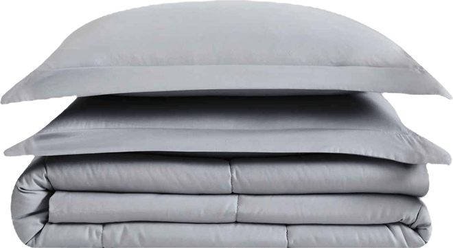 Garment Wash Solid 3-Pc. Comforter Set, Full/Queen