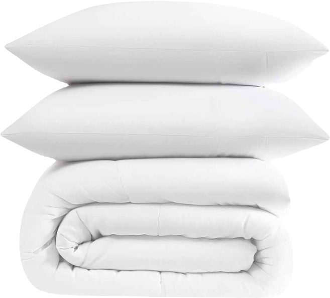 Green Solid 3-Pc. Comforter Set, Full/Queen