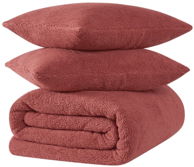 Brooklyn Loom Oversized Marshmallow Sherpa 3-Pc. Comforter Set, Queen