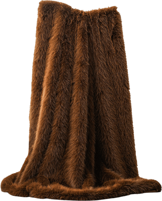 Lifestyle Faux Fur Throw, 60" x 80"