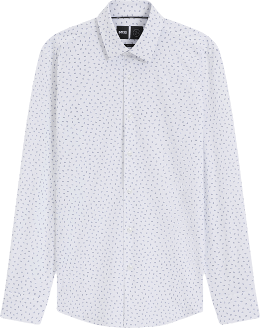 Boss by  Men's Slim-Fit Performance Jersey Dress Shirt