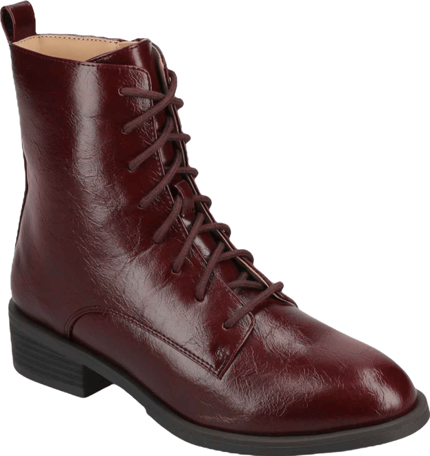 Women's Vienna Lace Up Stacked Heel Booties