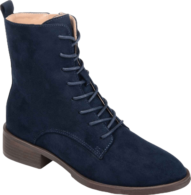 Women's Vienna Lace Up Stacked Heel Booties